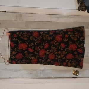 Floral maxi skirt vintage 90s